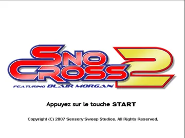 SnoCross 2 featuring Blair Morgan screen shot title